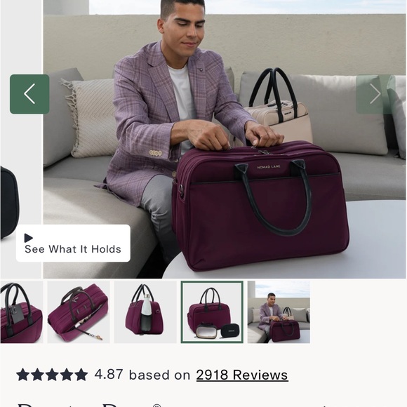 NWOT Nomad Lane Bento Bag - Venetian Violet - Picture 15 of 16